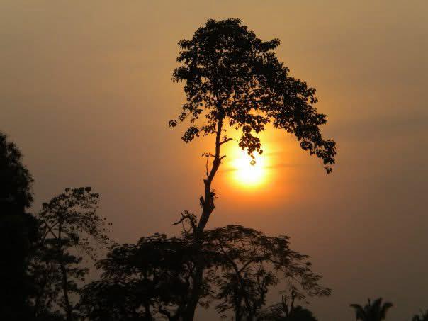 Západ slunce - Abakaliki 2009